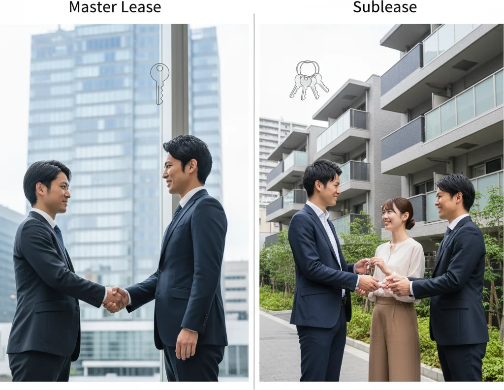 マスターリースとサブリースの違いは？