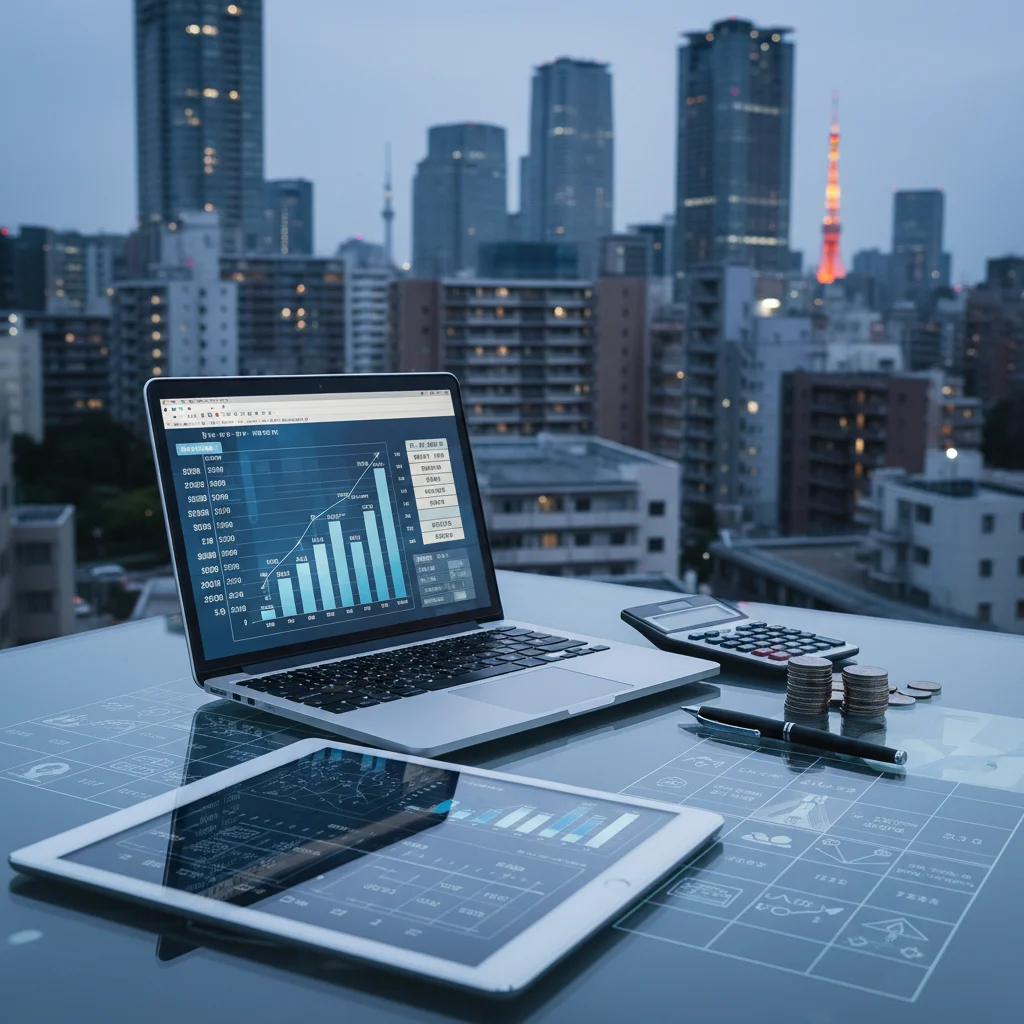 ランキングの評価基準と算出方法のイメージ図