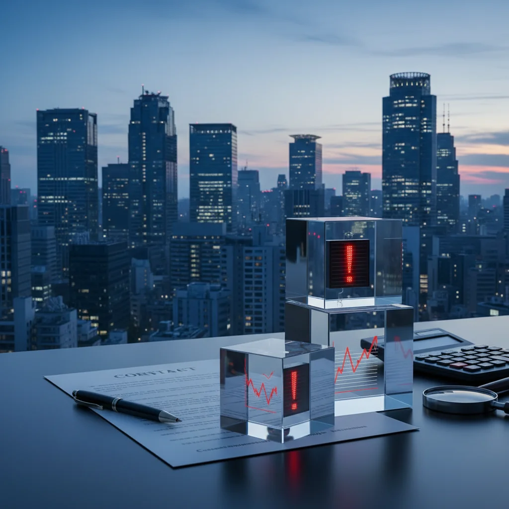 リスクと注意点のイメージ図